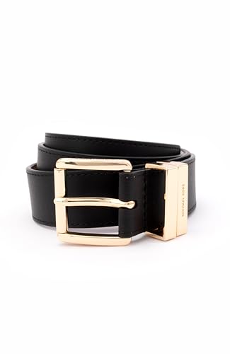 Michael Kors Womens 1.25 Inch Leather Belt, Stylish Fashion Accessory for Everyday Wear