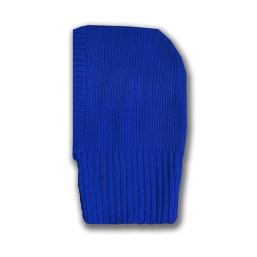 SHINROAD Gorro de invierno para otoño e invierno, color liso, pasamontañas para mujer, grueso, cálido, tejido de punto de alta elasticidad, para ciclismo a prueba de viento, ajustable, protección