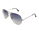 Ray-Ban RB3025 Aviator Occhiali da Sole Unisex Adulto, Grigio (004/78), 62 mm