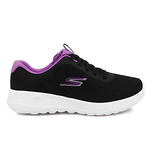 Tênis Go Walk Joy - Ecstatic, Skechers, Feminino, Preto / Roxo, 36