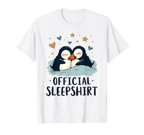 Sleeping Puffin, Official Sleepshirt, Nightshirt & Sleep T-Shirt