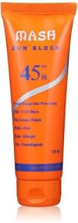 لوشن للحماية من الشمس ماش بعامل حماية من الشمس 45- سعة 125 مل