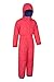 Mountain Warehouse Cloud Kids All in 1 Snowsuit - Waterproof Skisuit Red Kids 3-4 Yrs (98-104 cm)