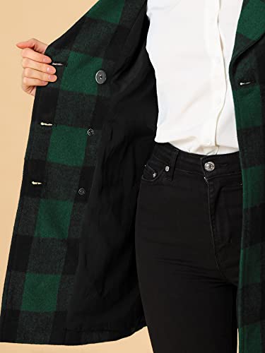 Allegra K Women's Coat, Green, Small #TOP5