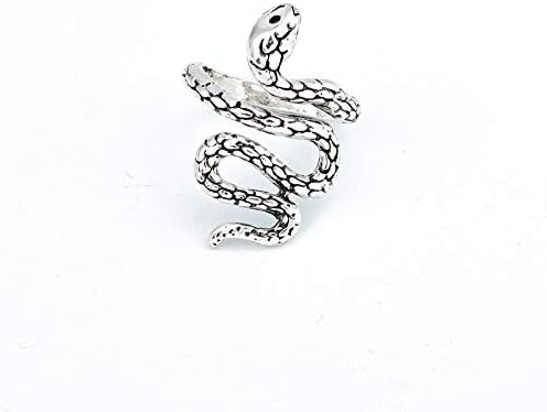 Pixiu snake Charms Ring Feng Shui Amulet Open Adjustable Ring Buddhist Mani Mantra Protection Wealth Ring Wealth Lucky Jewelry Ring Lucky Tibetan Talisman Ring