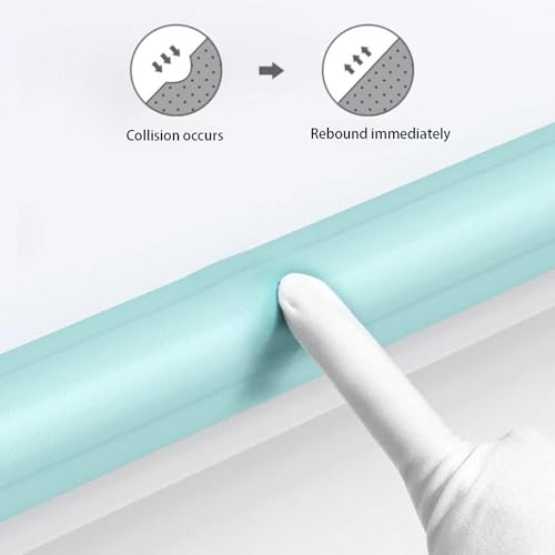 Protectores de bordes de espuma autoadhesivos, tiras de seguridad multifuncionales para muebles, camas, armarios, escaleras y mascotas, solución a prueba de niños y seguridad en el hogar