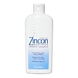 ZINCON Medicated Dandruff Shampoo, for Dry, Itchy Scalp Care & Anti-Dandruff with Immediate Soothing Relief - 8 Fl Oz