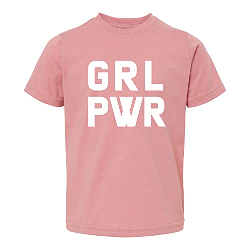 GRL Pwr Baby Infant Toddler Tee Shirt Mauve