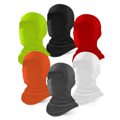 Image of Xeoxarel 6 Pack Balaclava Ski Mask for Men /Women, Full Face Cover