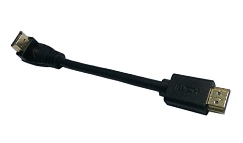 5 1 cm HDMI Angle inférieur 90 Degré de câble vertical droit - supporte 4K@60Hz, haute vitesse, HDMI 2.0 Prêt - UHD, Ethernet & Retour audio - Vidéo 4K 2160p, HD 1080p, 3D .(Hommes)
