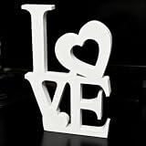 Love Sign Wooden Blocks Valentine's Day Wedding...
