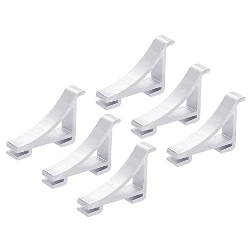 sourcing map Congélateur Étagère Clips, Réfrigérateur Clip Kits Refroidisseur Étagère Support 1,57x0,33x1 pouce pour Maison Emploi Paquet de 6
