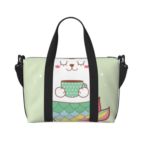 Sac de voyage pliable et bagage de vol cabine sirène pour week-end homme femme