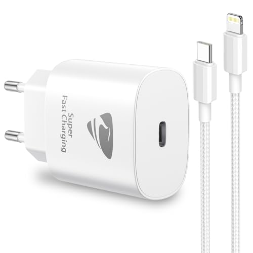 【Cavo USB C Lightning iPhone bianco da 1.8m】: cavetto iPhone Aioneus progettato in 1.8 Metri offre una libertà extra per ricaricare il telefono in auto, a casa e in ufficio.