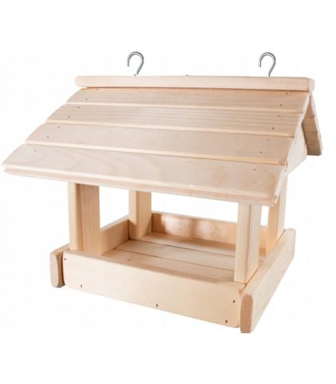 Ecodeco Wetterfest Vogelhaus Zum Aufhängen Holz |  Produktbild-Vorschau 8