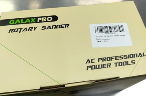 GALAX PRO Orbital Sander,280W 13000 OPM Random-Orbit Sanders 6 Variable Speeds with 15Pcs Sanding Discs 125mm, Electric Sander with Dust Collector for Sanding and Polishing 13 GALAX PRO Orbital Sander,280W 13000 OPM Random-Orbit Sanders 6 Variable Speeds with 15Pcs Sanding Discs 125mm, Electric Sander with Dust Collector for Sanding and Polishing - Image 13