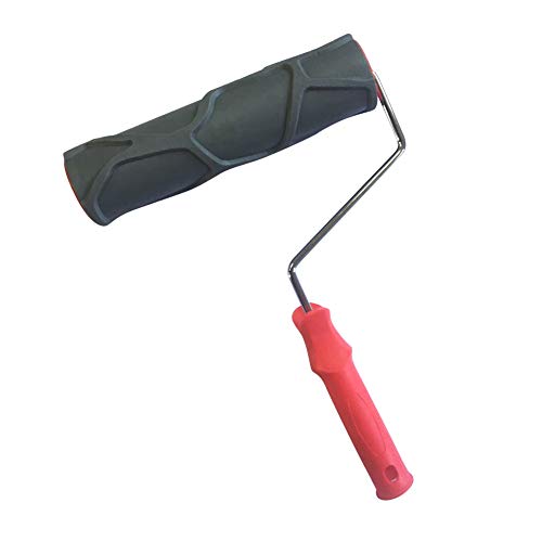 10'' Patterned Paint Roller for Wall Decoration Classic Brick Embossing Texture Rubber Roller Decorative Household DIY Paint Art Tool for Wall Decoration (EG725T)