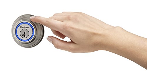 Kwikset - Kevo 99250-202 Kevo 2Nd Gen Bluetooth Touch-To-Open Smart Keyless Entry Electronic Deadbolt Door Lock Featuring Smartkey Security, Satin Nickel #TOP6