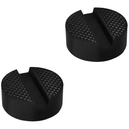 SOLUSTRE 2pcs Crane Jack Floor Jack Pad for Stand Jack Stand Pads for Pinch Welds Jack Rubber Pads Rubber Jack Pads for Car Jack Pad Adapter Floor Jack Rubber Pad Floor Jack Stand Pad