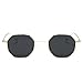Produktbild Kafe Sonnenbrillen , Loveso Unisex Beliebte Klassische Unregelmäßige Octagon Metallrahmen Sonnenbrille (10 Farben zu wählen) (Grau)