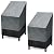 Outdoor Patio Stack Chairs Covers Waterproof (Set of 2), Heavy-Duty Patio Furniture Cover for Outdoor Chairs, Lawn Garden Patio Chair Cover(28"W x 36"D x 47”H)