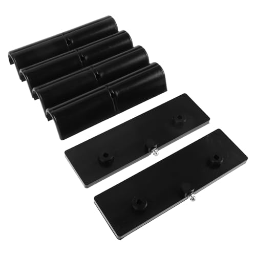 Recambios para carretilla elevadora Ciieeo de nylon negro con dos deslizadores laterales
