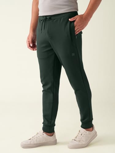 Image of DAMENSCH Regular Fit Matt Solid Premium Microfibre Elastane Cargo Joggers Dyes Soft Inner Fleece Fabric for Softer Feel, Comfortable Casual Wear Joggers for Men