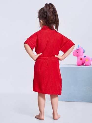 Image of SAND DUNE Baby Girls' Bathrobe Ultra Soft Terry Cotton 1-4 Years