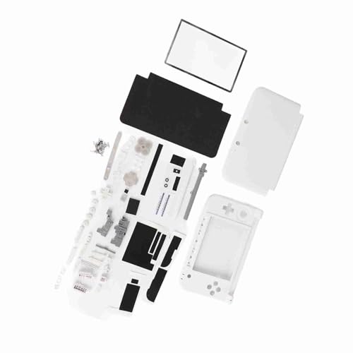 Telecomando Universale Custodia Completa Per Custodia, Parti Di Riparazione Per Guscio, Kit Di Sostituzione Completo Per 3Ds Xl Rosso (Bianco) Telecomando Universale,