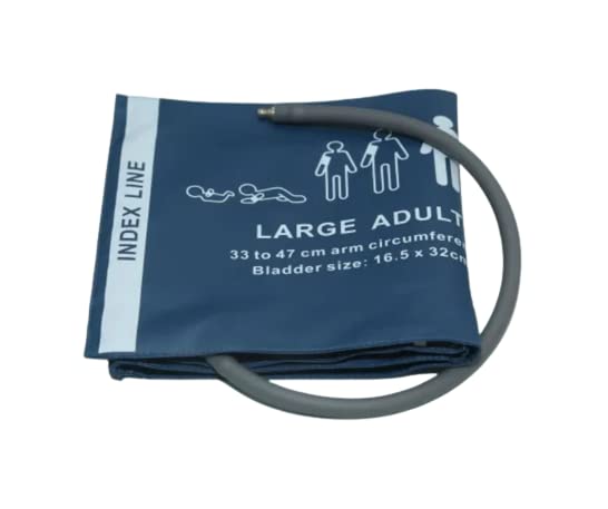 3S Reusable NIBP Large Adult Cuff with Single Tube Size 33-47 cm Compatible for Almost all types of Multipara monitor-picture-17