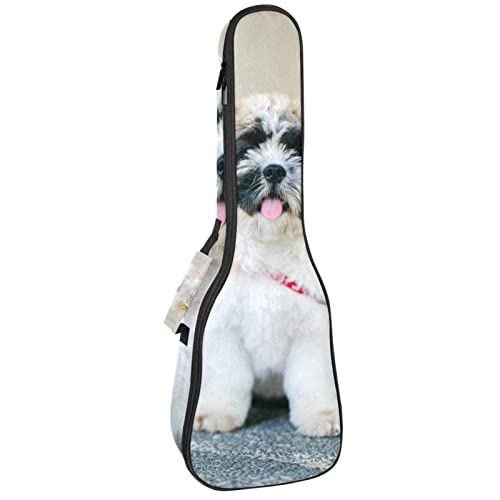 Housse pour ukulélé Shih Tzu – Rembourrage épais en éponge de 10 mm – 53,3 cm – Avec sangles réglables pour concert… - Les Beatles, Paul McCartney, John Lennon, RIngo Starr, George Harrison Housse pour ukulélé Shih Tzu - Rembourrage épais en éponge de 10 mm - 53,3 cm - Avec sangles réglables pour concert…