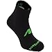 Wrightsock Anti-Blister Double Layer Running II Quarter Sock Color Black Size L