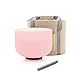 Hye-eun Pink Crystal Singing Bowls Set, 432hz 8