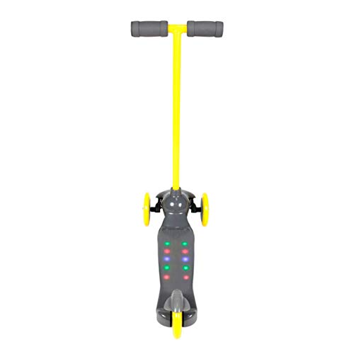 Zumm Patinete 3 Rodas C/ Led - Cinza Bel Fix Cinza