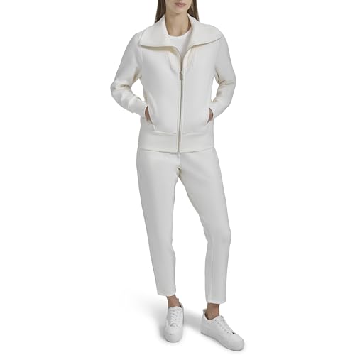 Andrew Marc womens Fleece Zip-front Sweatshirt