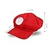 COSTOYFUN 2pack Costume Hats Anime Halloween Copslay Unisex Adult Cosplay Cap (Red and Green)