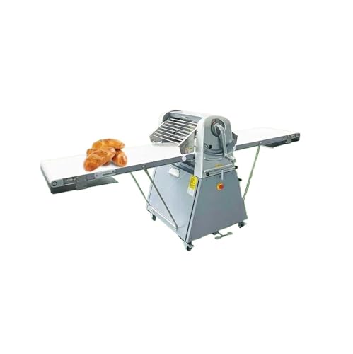 WAFOHSR Máquina Laminadora Y Aplanadora De Masa De Hojaldre Pequeña, Manual, Profesional, For Panadería Y Croissant. FáCil De Limpiar