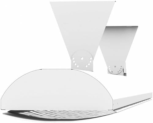 Miniatura 3 de Calentador eléctrico de doble elemento infrarrojo de 6000 vatios-240 Voltaje-Acabado blanco-Brix Fascia decorativa