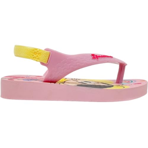 Chinelo Ipanema Baby Turma da Monica II Cor:Rosa Rosa Amarelo;Tamanho:20/21