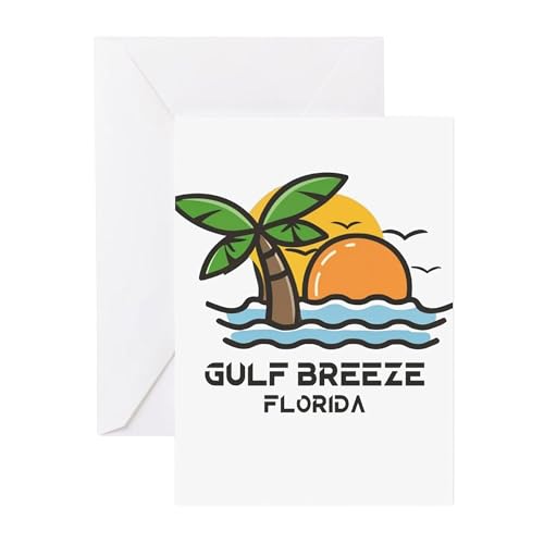 CafePress Florida Gulf Breeze Greeting Cards Greeting Card (20-pack)