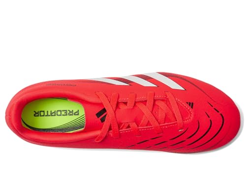 adidas Unisex-Kids Club Predator Firm Ground/Multi Ground Soccer, Lucid Red/White/Black, 1 by adidas - Used condition - Image 3
