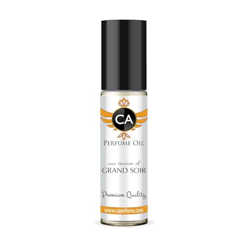 CA Perfume Impression of Grand Soir Unisex Eau De Parfum Amber Scent Long Lasting Unisex Fragrance Travel Size TSA Ready for Day and Night Wear 0.33 Fl Oz 10ml