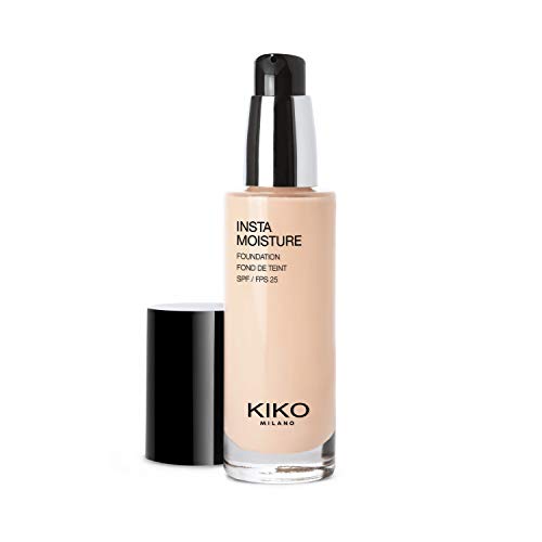 KIKO Milano Instamoisture Foundation 02 - 1N | Base de maquillaje fluida perfeccionadora e hidratante SPF 25