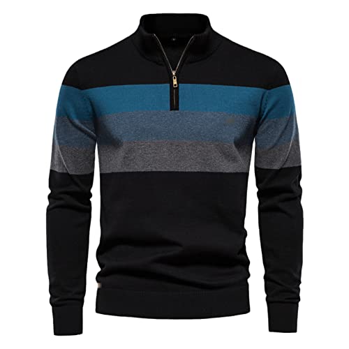 Pull en tricot homme Kelsiop décontracté pour les journées d'hiver