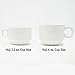Huji Stack-able Porcelain 4 Ounces Espresso Turkish Coffee Cups and Saucer with Chrome Rack (1)