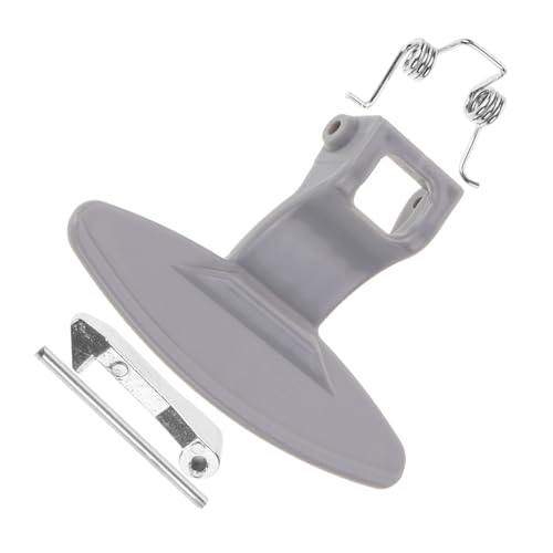 AGFELO 1 セット ドラム式洗濯機の付属品 洗濯機のハンドル リントリムーバー トイレの取っ手交換 洗面扉蓋ロックスイッチ 排水ホース 食器洗い機 小型洗濯機 Silver 金属