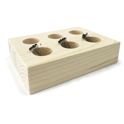 Insect Pins Storage Container for Specimen Pins, Entomology Pins, Butterfly Collection Needles for School Lab (pins not included)