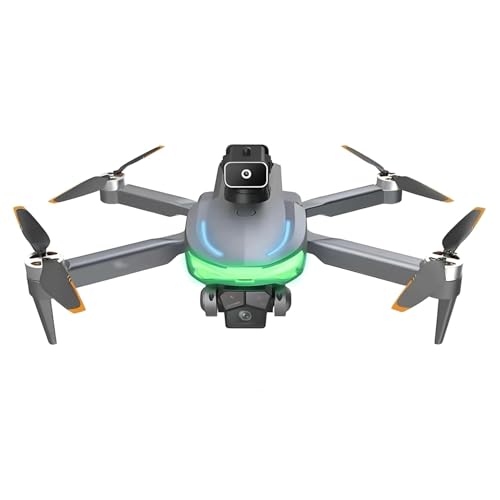 Image of Amitasha A17 Remote Control Drone with Dual Camera 4k 1080p Wi-Fi Selfie Gesture RC Obstacle Avoidance Drone One Key Takeoff & Landing 2 x 600mAh Battery
