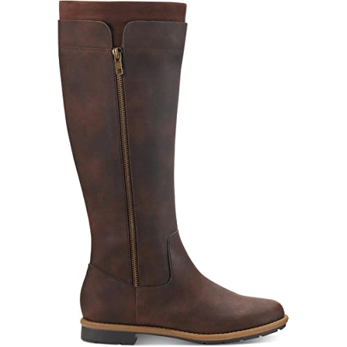 Style & Co. Womens Olliee Faux Leather Tall Knee-High Boots Brown 5 Medium (B,M)2