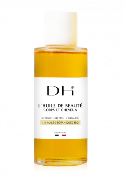 Huile de chanvre 2700mg soin hydratant corps et cheveux omega 3 6